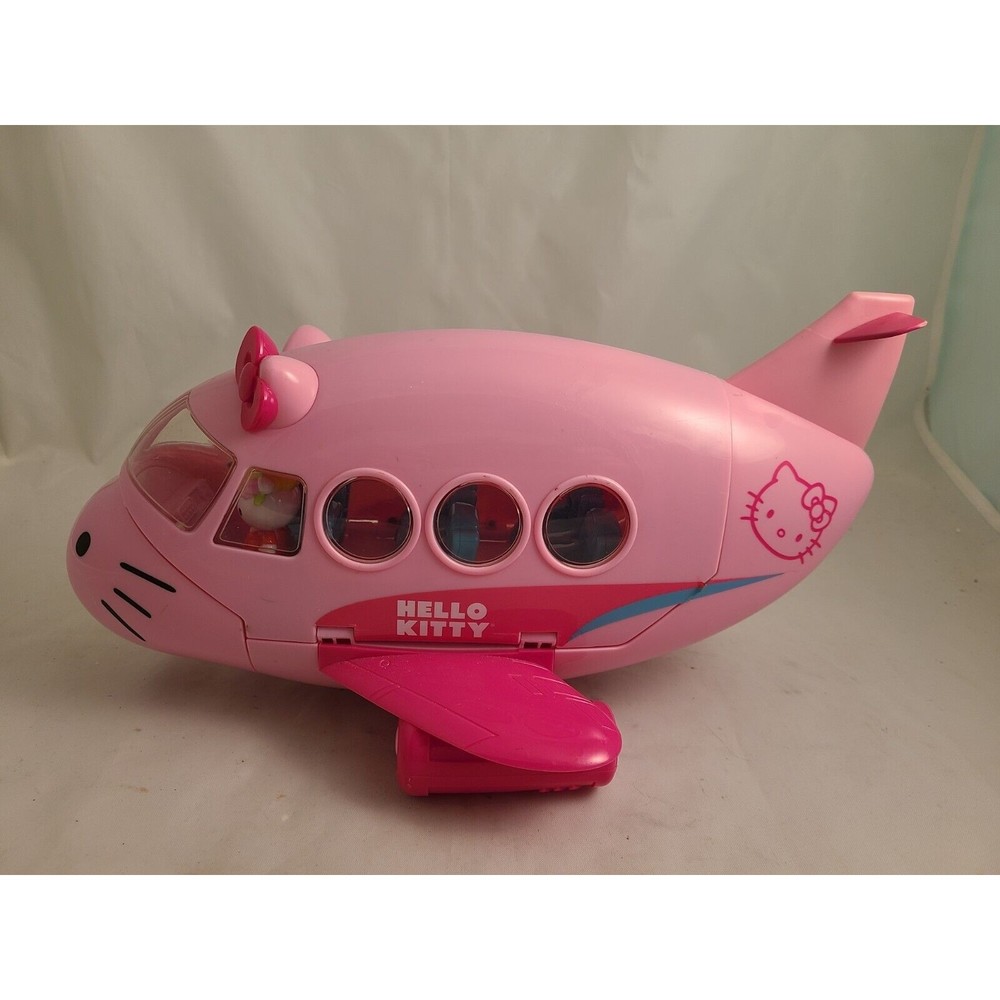 Hello Kitty Jumbo Pink Airplane with People 2014